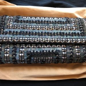 FREE PEOPLE/ DEEPA GURNANI BEADED CLUTCH NWT $398